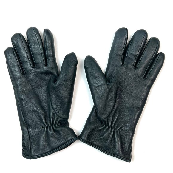 Leather Roots Black Thinsulate Women's Gloves Medium Black Driving gloves - Picture 2 of 9
